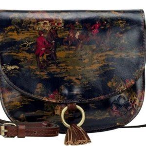 Patricia Nash Brinlee Leather Saddle Crossbody-Kent Countryside